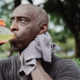 Hydration & Longevity: Man hydrating after vigorous workout